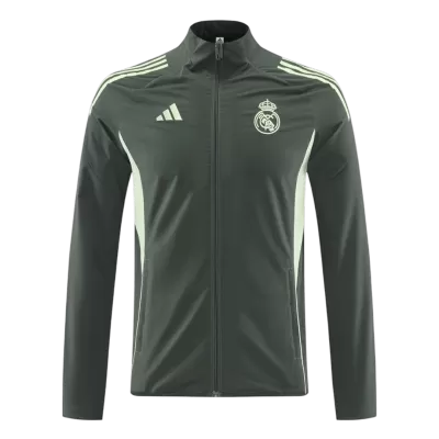 Real Madrid Windbreaker Jacket 2025/26 - Dark Green - Pro Jersey Shop