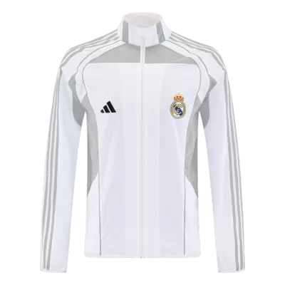 Real Madrid Windbreaker Jacket 2025/26 - White - Pro Jersey Shop
