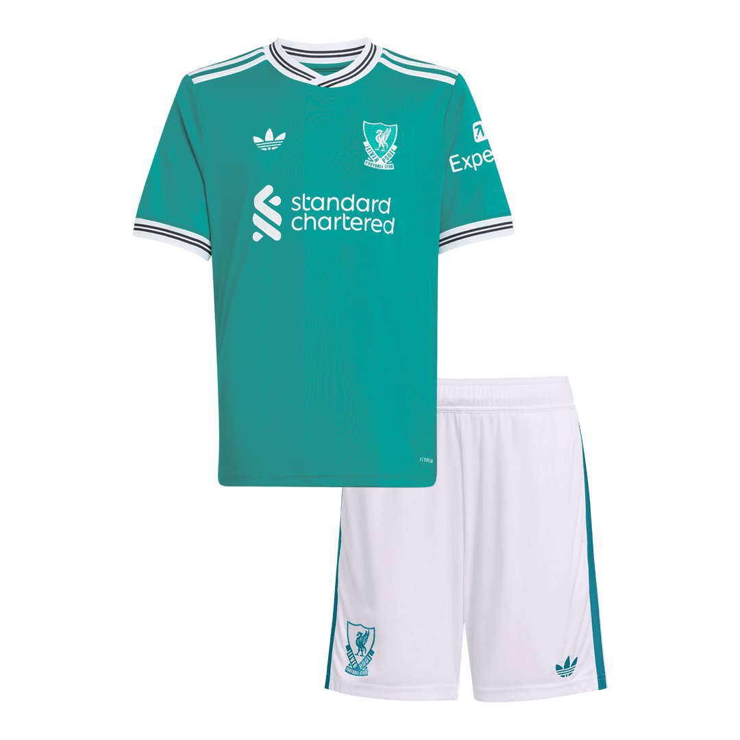 Kids Liverpool Third Away Soccer Jersey Kit 2025/26 - Pro Jersey Shop