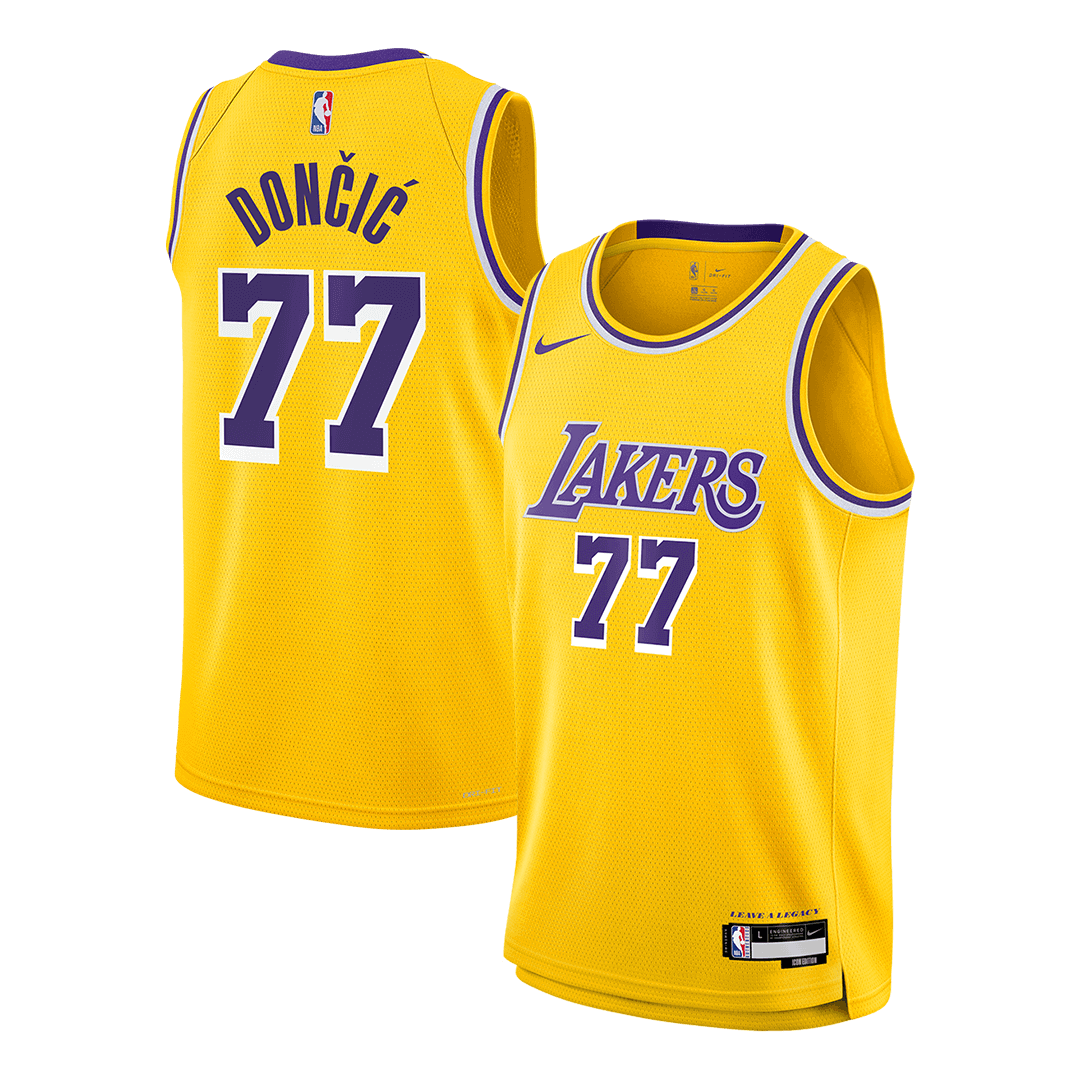 Los Angeles Lakers Dončić #77 NBA Jersey - Icon Edition - Pro Jersey Shop