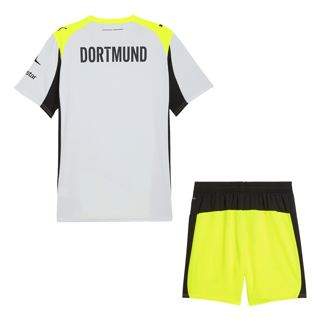 Borussia Dortmund Away Soccer Fan Jersey Kit 2025/26 - Pro Jersey Shop