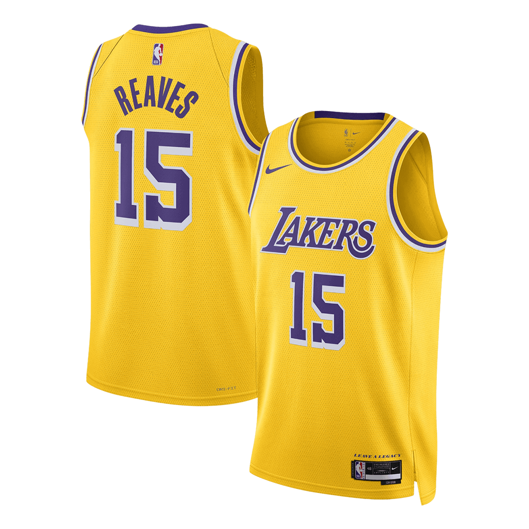 Los Angeles Lakers Reaves #15 NBA Jersey - Icon Edition - Pro Jersey Shop