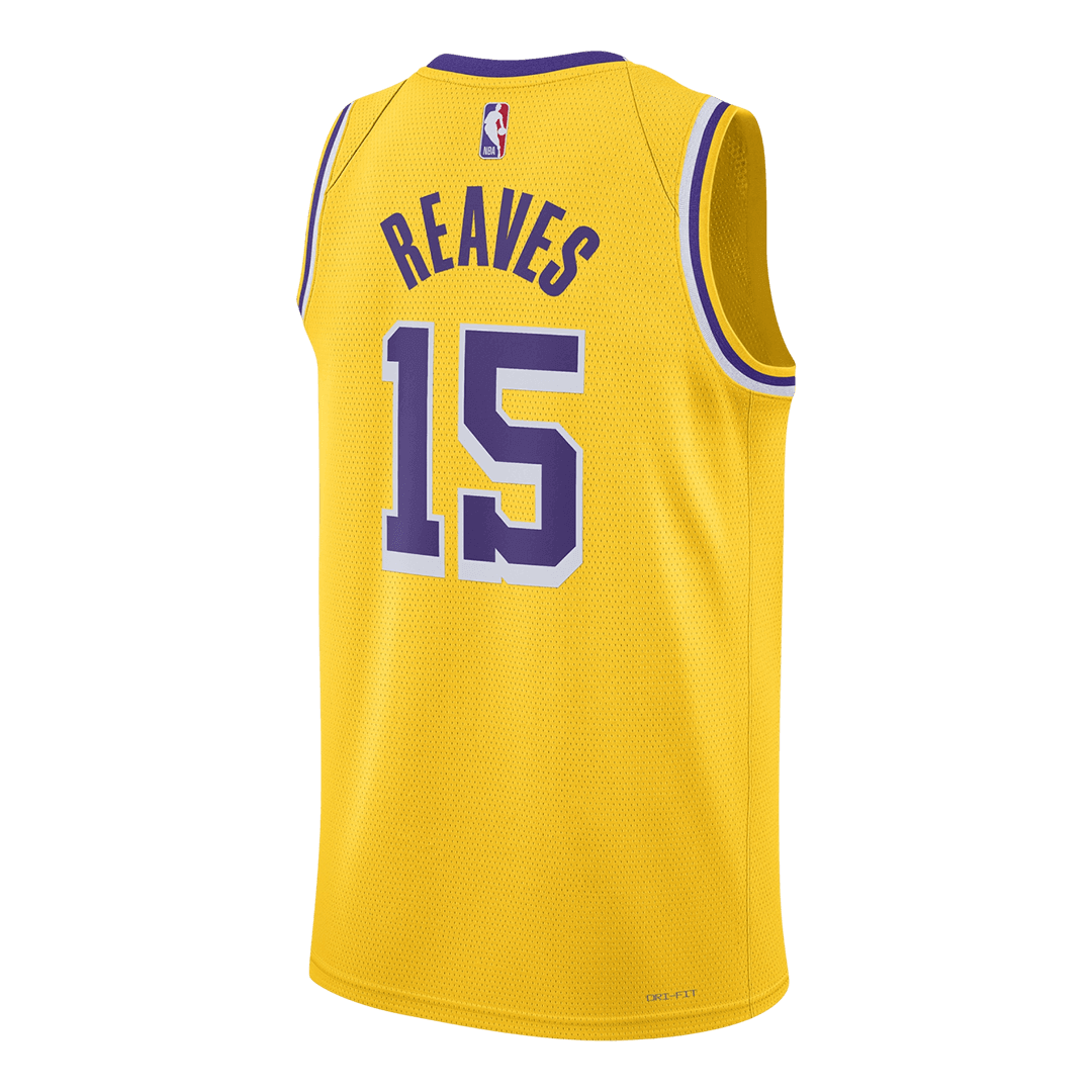 Los Angeles Lakers Reaves #15 NBA Jersey - Icon Edition - Pro Jersey Shop