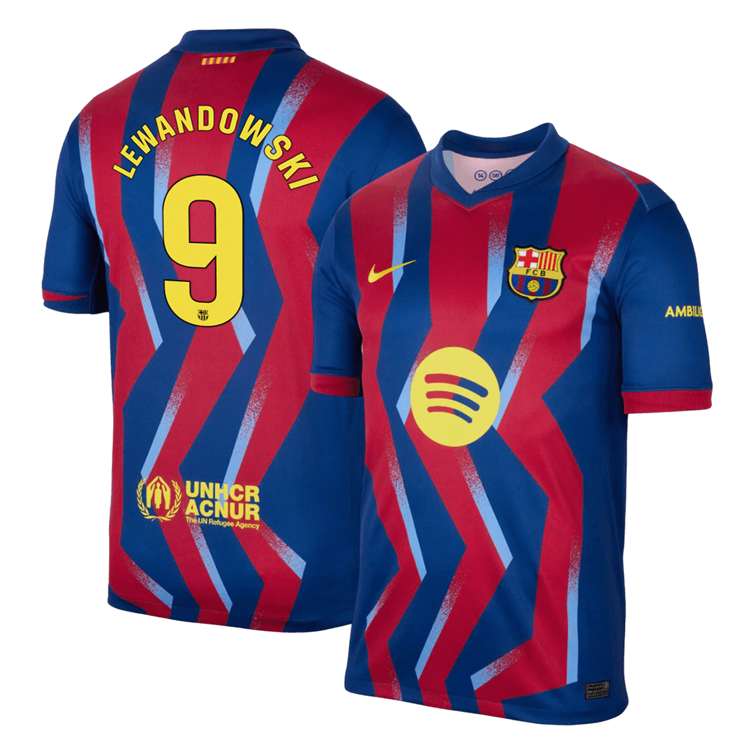 Barcelona LEWANDOWSKI #9 Fourth Away Soccer Fan Jersey 2025/26 - Pro Jersey Shop
