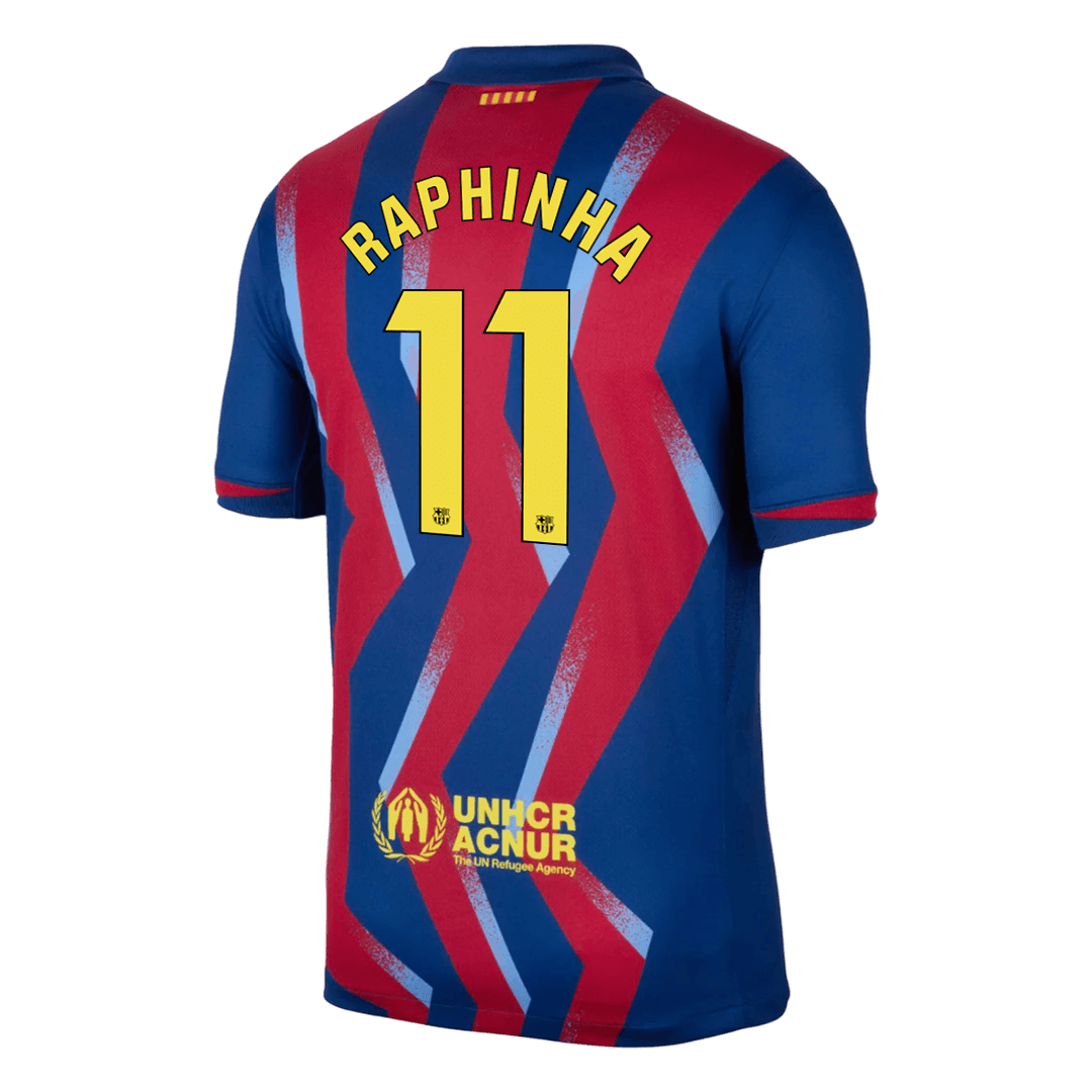 Barcelona RAPHINHA #11 Fourth Away Soccer Fan Jersey 2025/26 - Pro Jersey Shop