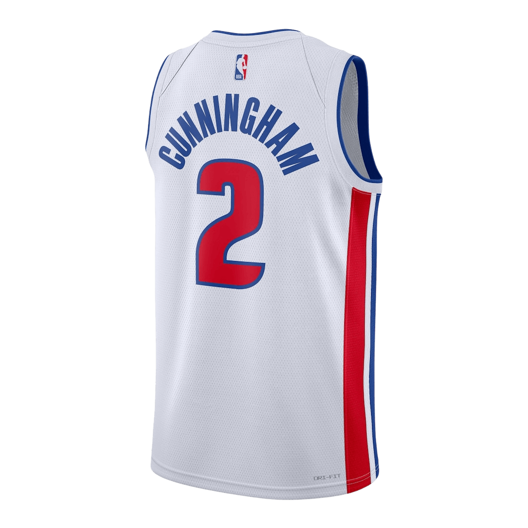 Detroit Pistons Cunningham #2 NBA Jersey - Association Edition - Pro Jersey Shop