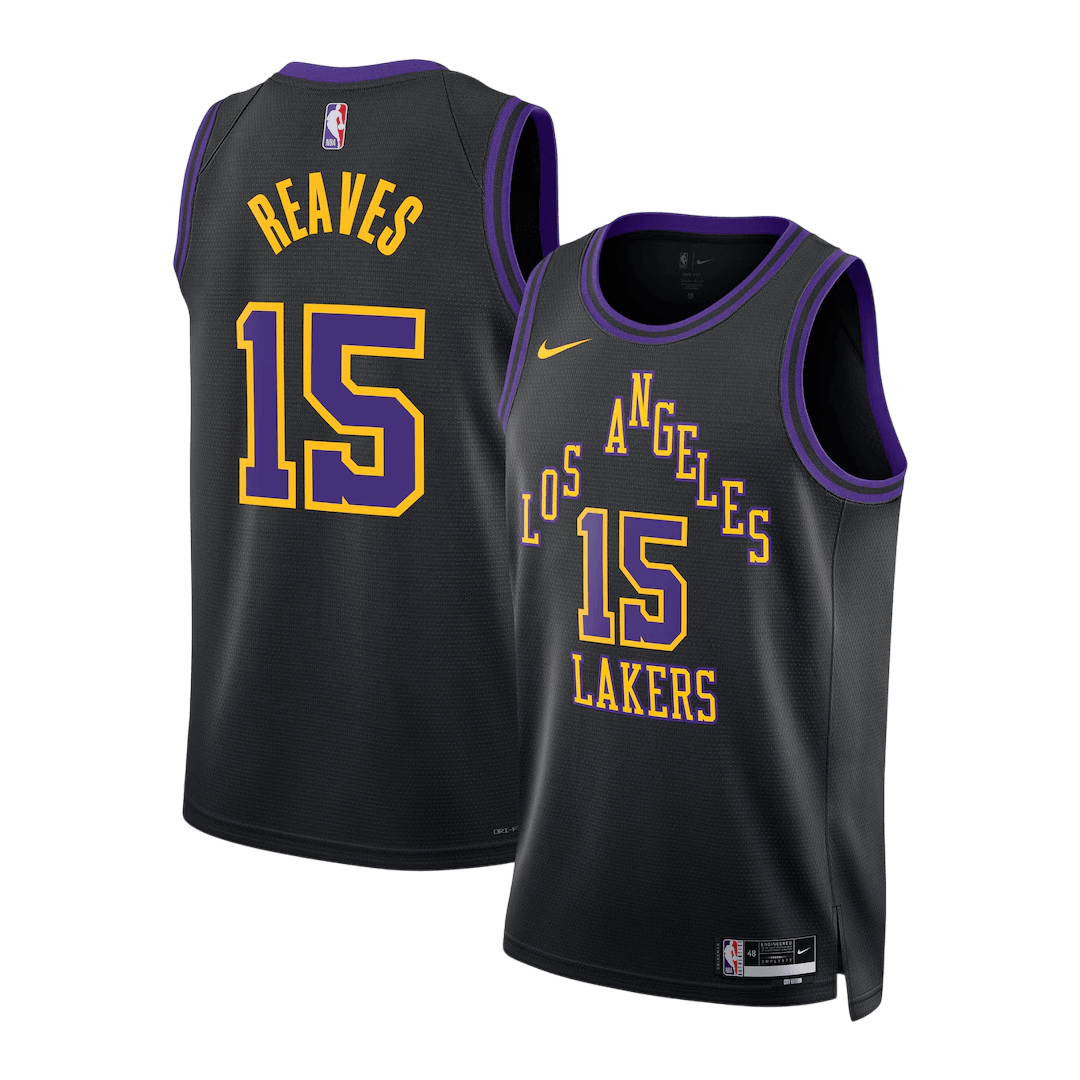 Los Angeles Lakers Reaves #15 NBA Jersey - City Edition - Pro Jersey Shop