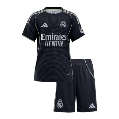 Kids Real Madrid Away Soccer Jersey Kit 2025/26 - Pro Jersey Shop