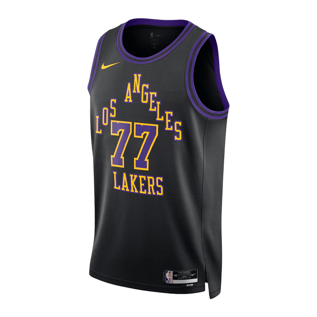 Los Angeles Lakers Dončić #77 NBA Jersey - City Edition - Pro Jersey Shop
