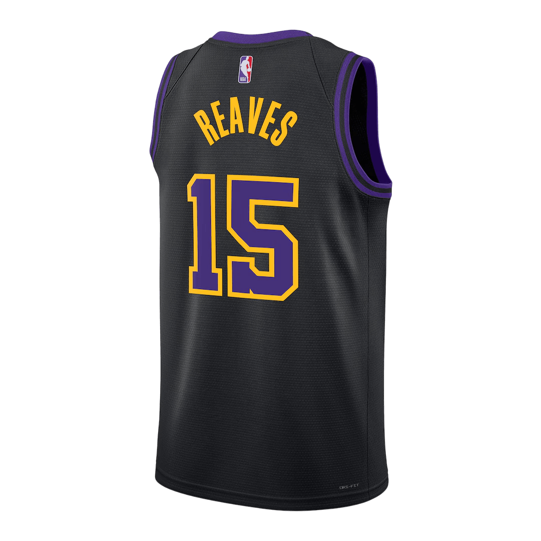 Los Angeles Lakers Reaves #15 NBA Jersey - City Edition - Pro Jersey Shop