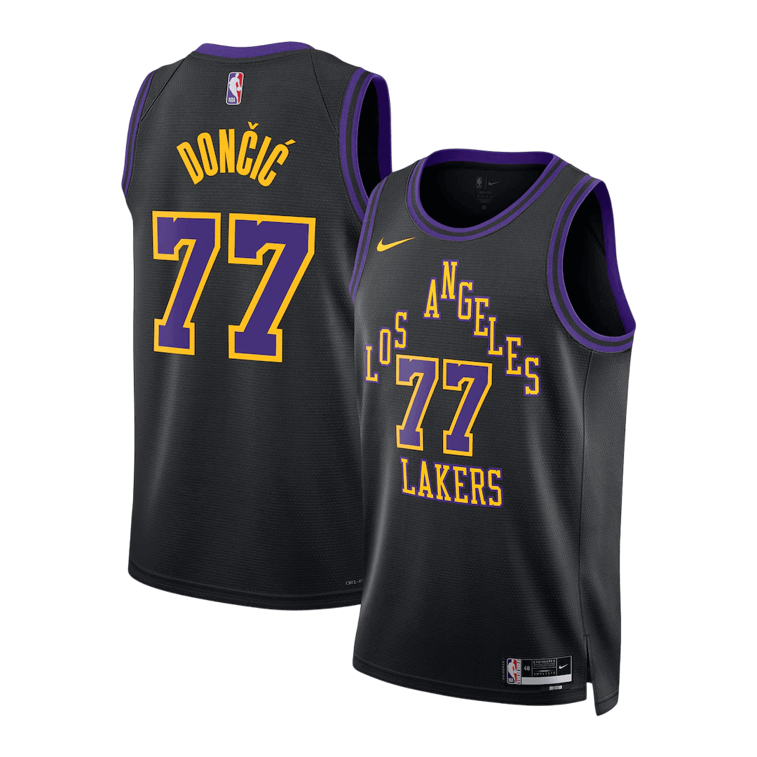 Los Angeles Lakers Dončić #77 NBA Jersey - City Edition - Pro Jersey Shop