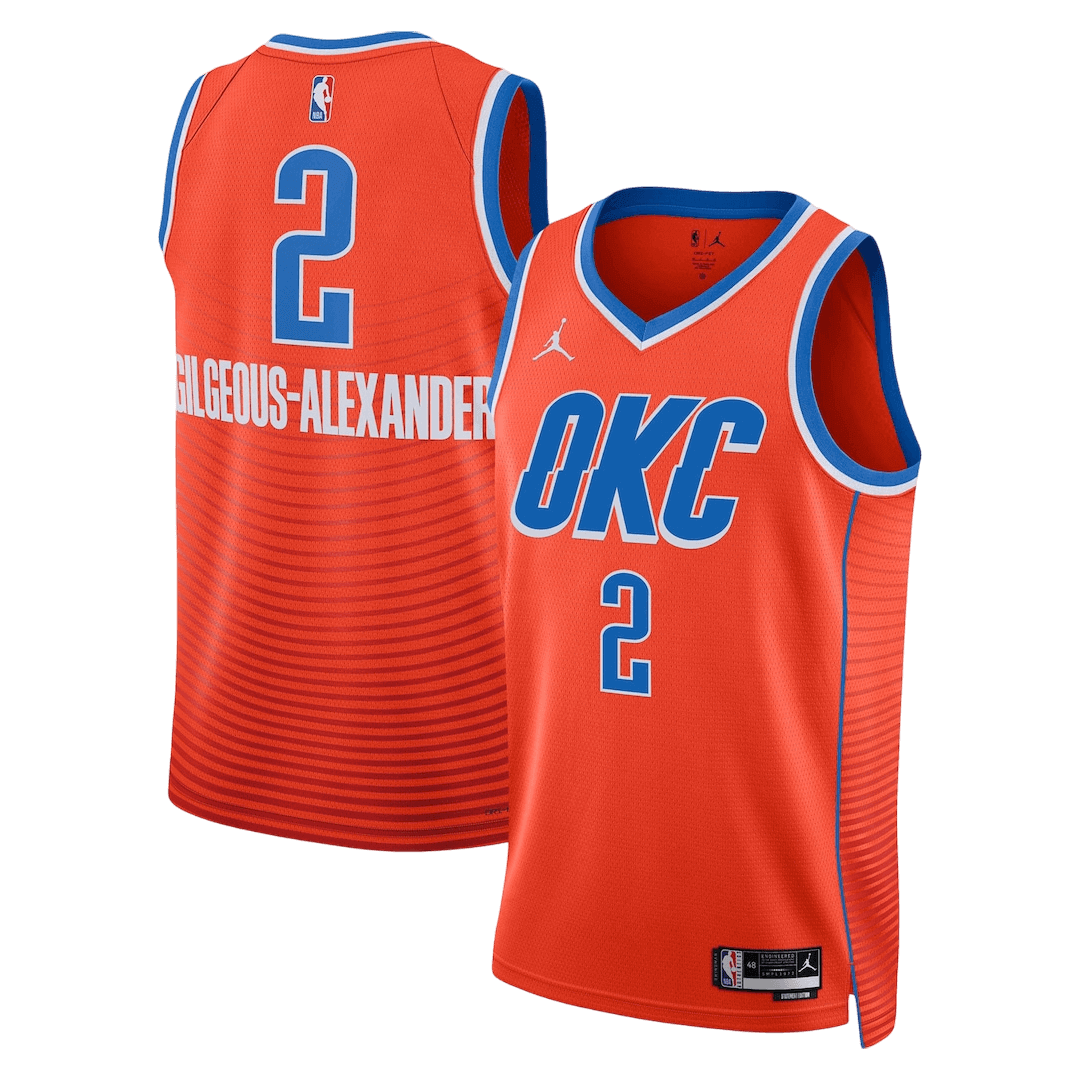 Oklahoma City Thunder Gilgeous-Alexander #2 NBA Jersey - Statement Edition - Pro Jersey Shop