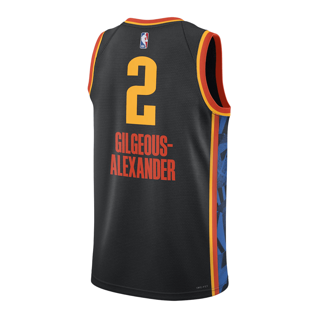 Oklahoma City Thunder Gilgeous-Alexander #2 NBA Jersey - City Edition - Pro Jersey Shop
