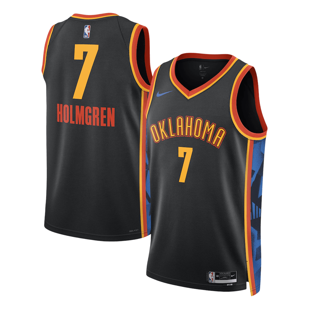 Oklahoma City Thunder Holmgren #7 NBA Jersey - City Edition - Pro Jersey Shop