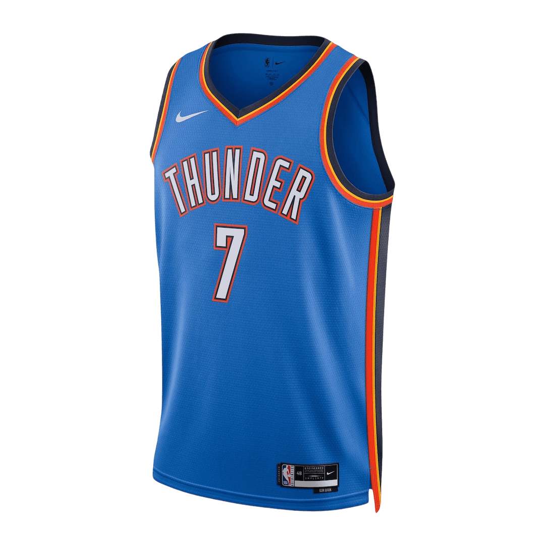 Oklahoma City Thunder Holmgren #7 NBA Jersey - Icon Edition - Pro Jersey Shop