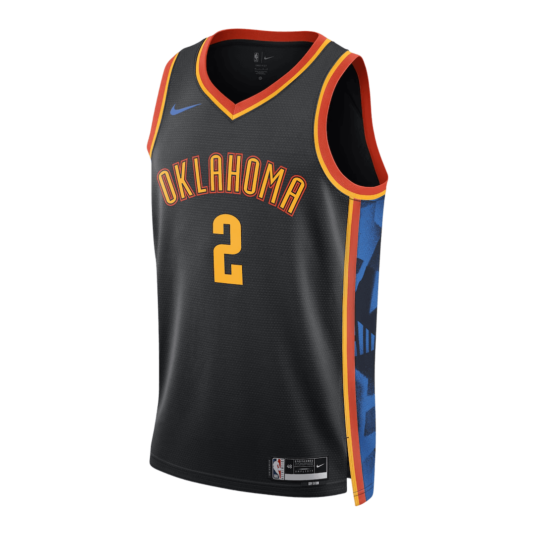 Oklahoma City Thunder Gilgeous-Alexander #2 NBA Jersey - City Edition - Pro Jersey Shop