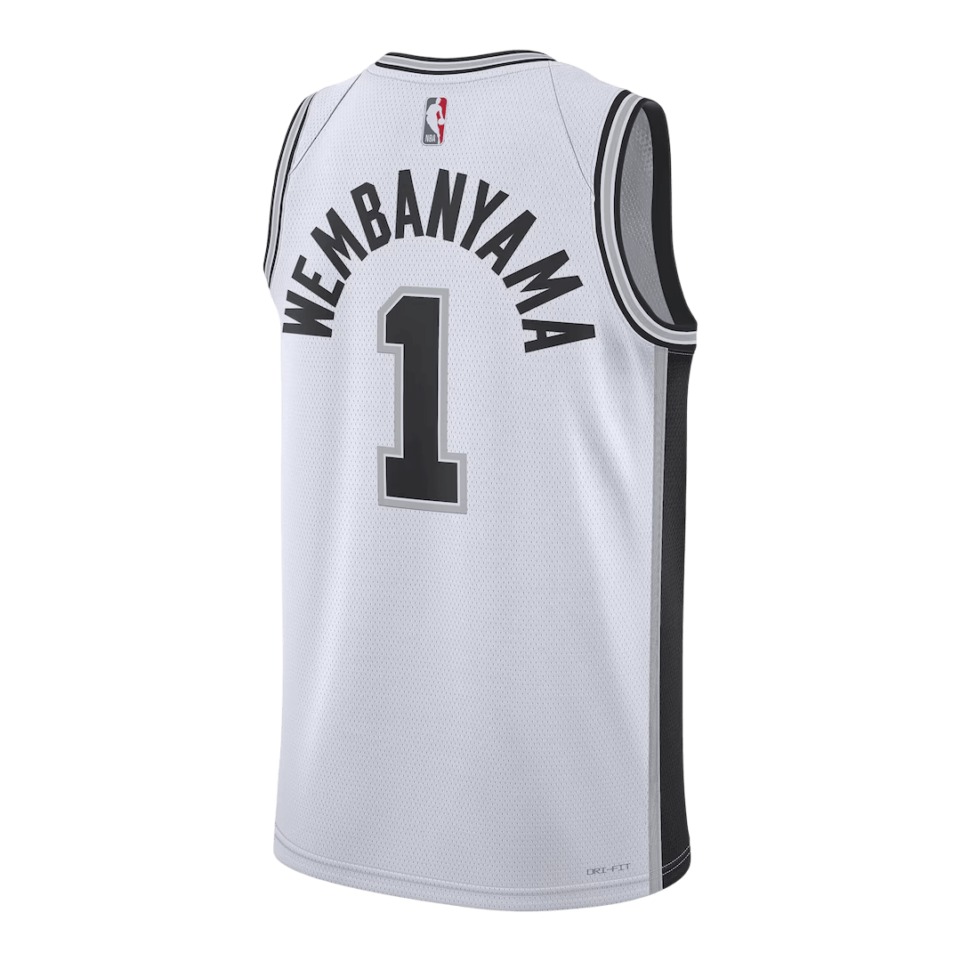 San Antonio Spurs Wembanyama #1 NBA Jersey - Association Edition - Pro Jersey Shop