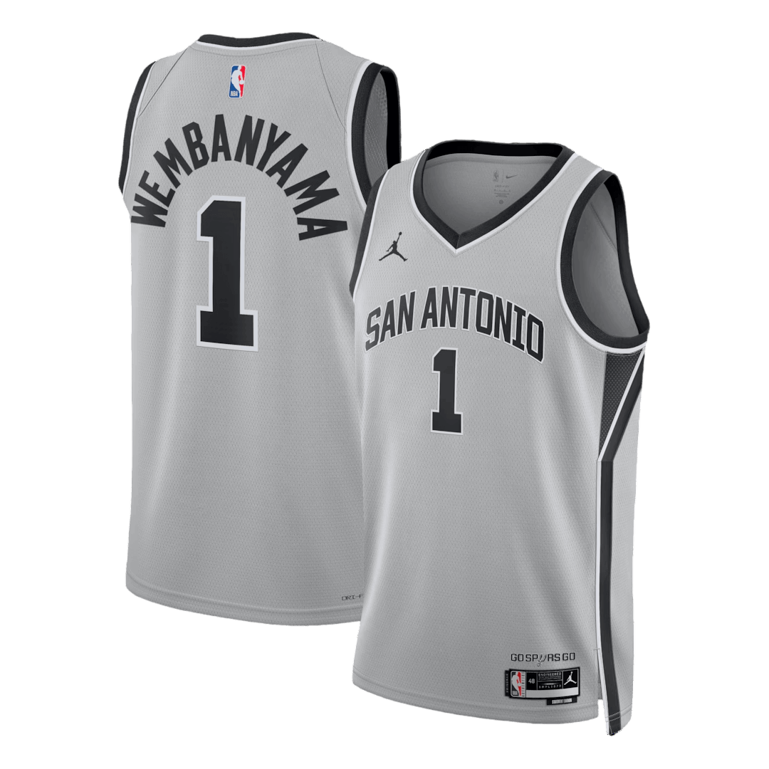 San Antonio Spurs Wembanyama #1 NBA Jersey - Statement Edition - Pro Jersey Shop
