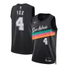 San Antonio Spurs Fox #4 NBA Jersey - City Edition - Pro Jersey Shop