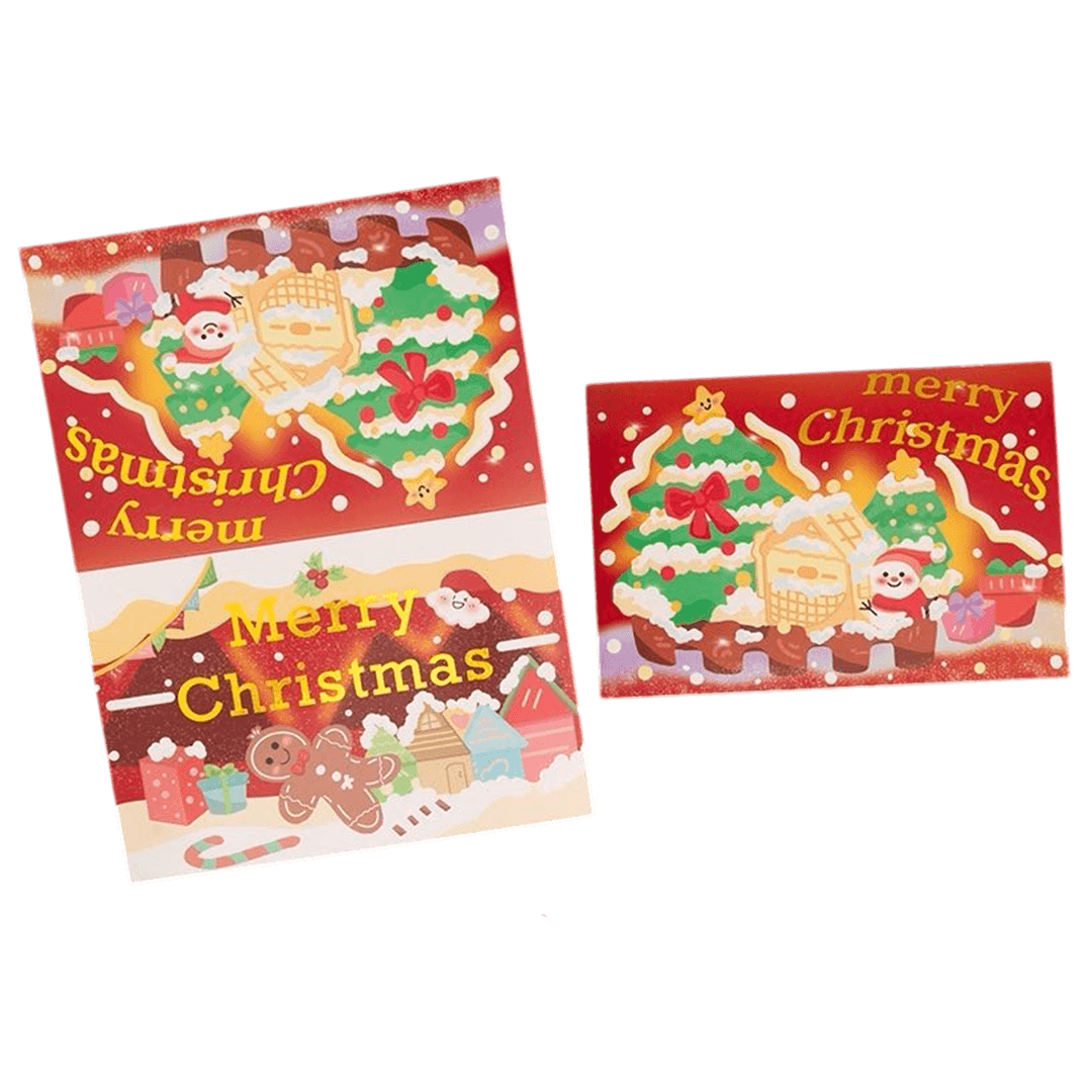 Christmas Card – Gingerbread House – Free Greeting Printing - Pro Jersey Shop