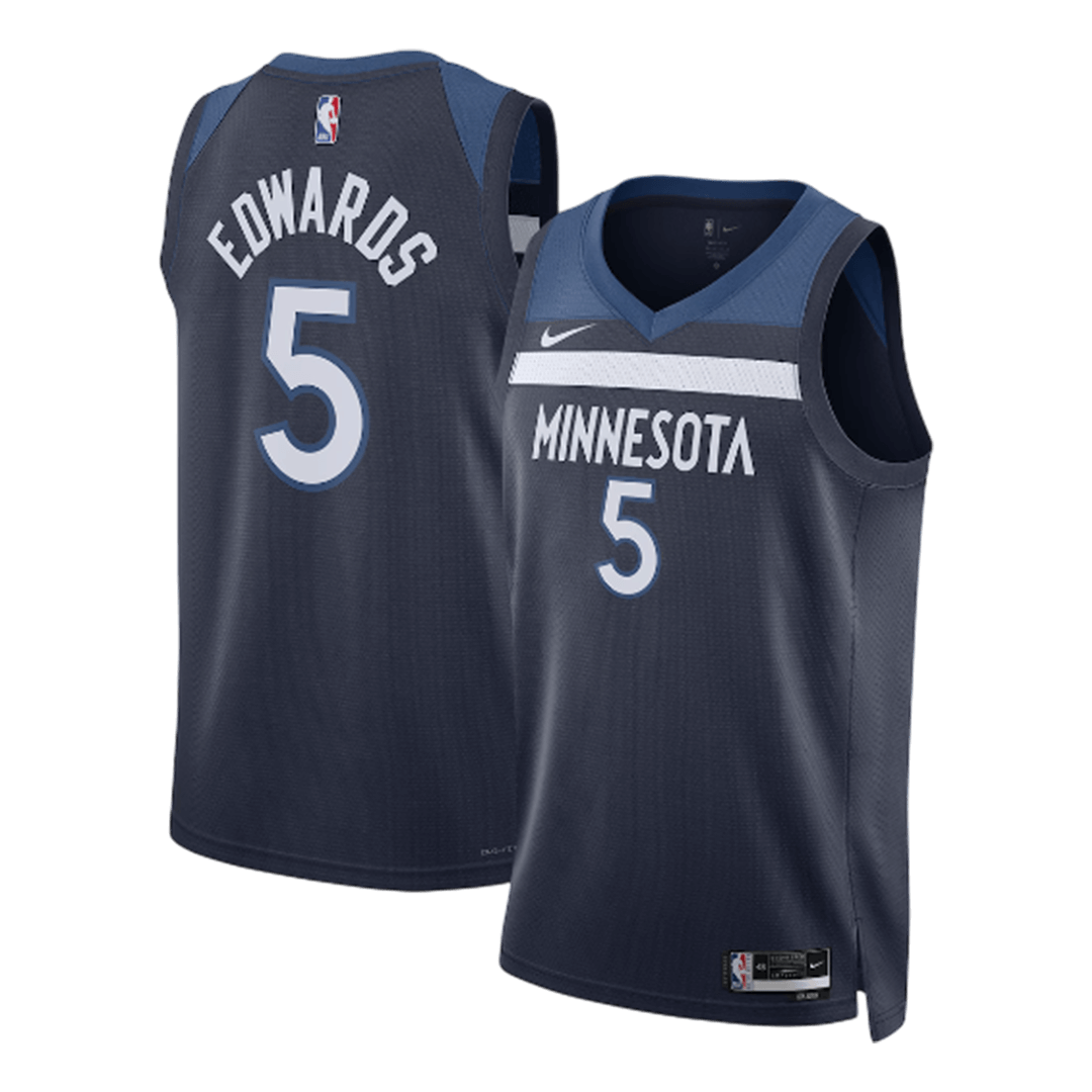 Minnesota Timberwolves EDWARDS #5 NBA Jersey - Icon Edition - Pro Jersey Shop