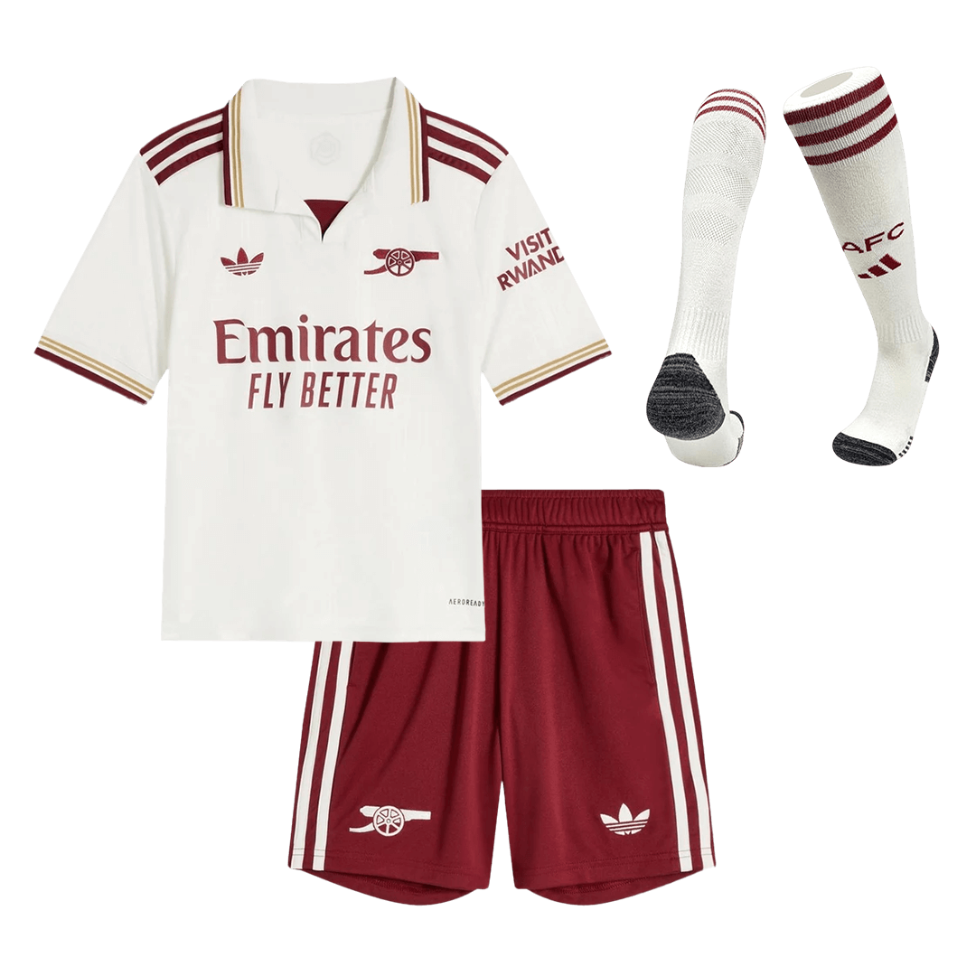 Kids Arsenal Third Away Soccer Jersey Full Kit 2025/26 - Pro Jersey Shop