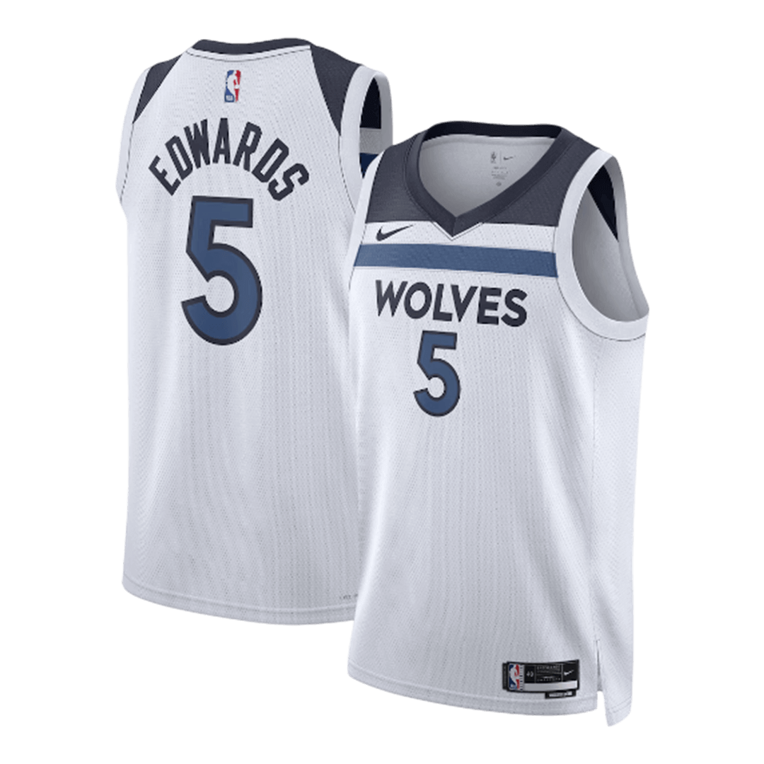 Minnesota Timberwolves EDWARDS #5 NBA Jersey - Association Edition - Pro Jersey Shop