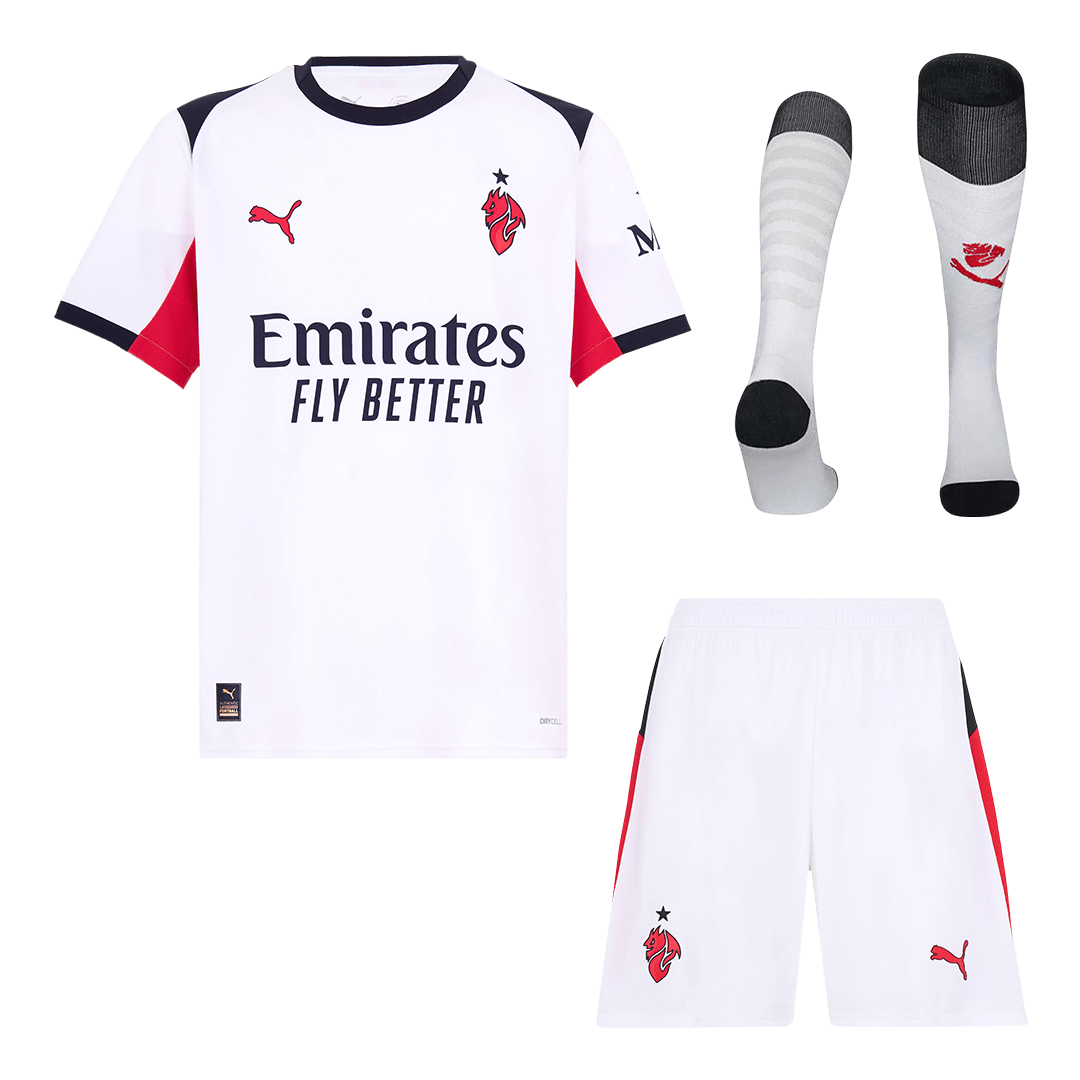 AC Milan Away Soccer Fan Full Kit 2025/26 - Pro Jersey Shop