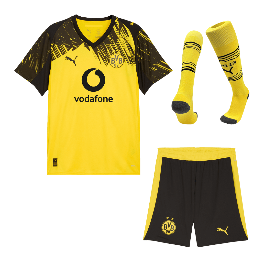 Borussia Dortmund Home Soccer Fan Full Kit 2025/26 - Pro Jersey Shop