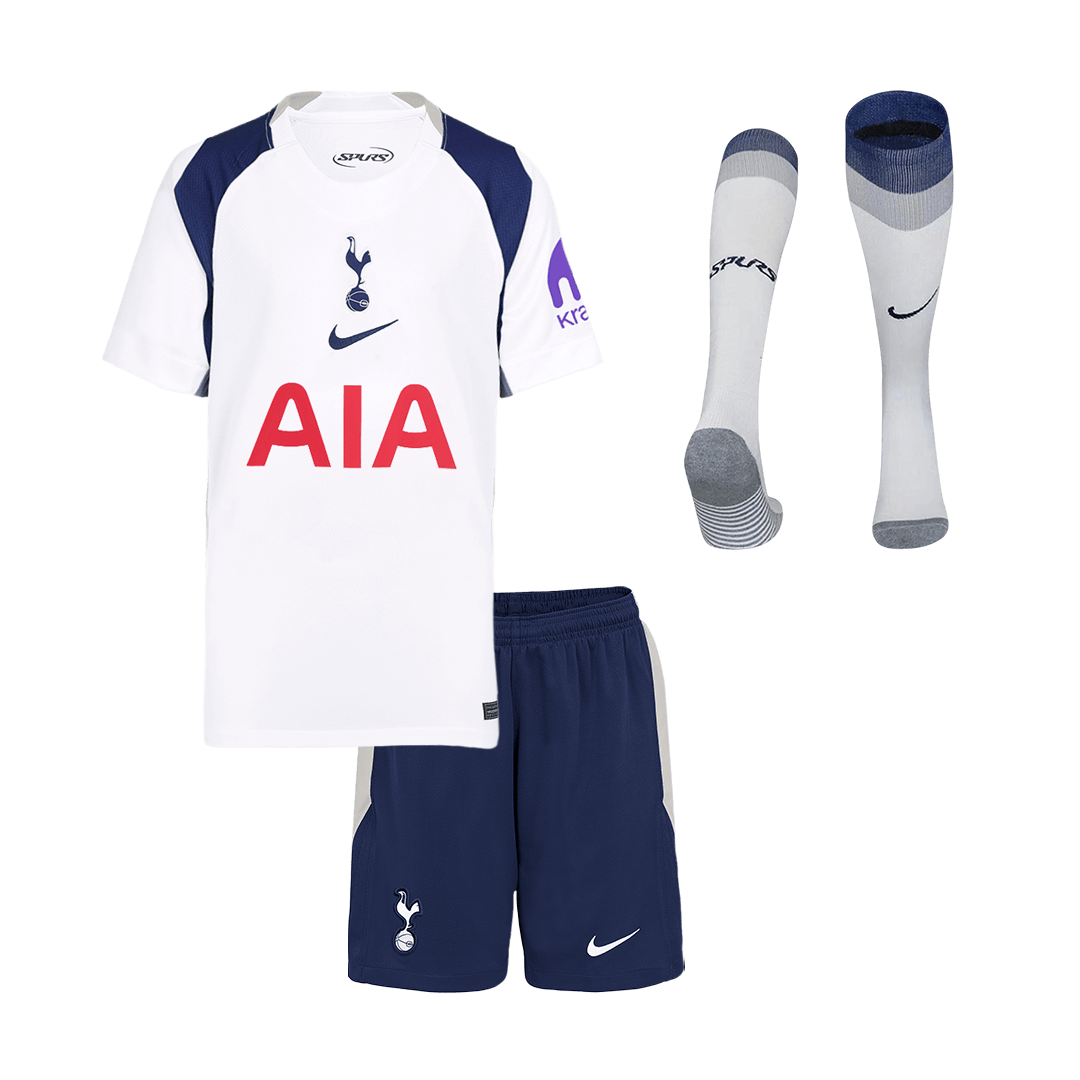 Kids Tottenham Hotspur Home Soccer Jersey Full Kit 2025/26 - Pro Jersey Shop