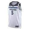 Minnesota Timberwolves EDWAROS #5 NBA Jersey - Association Edition - Pro Jersey Shop