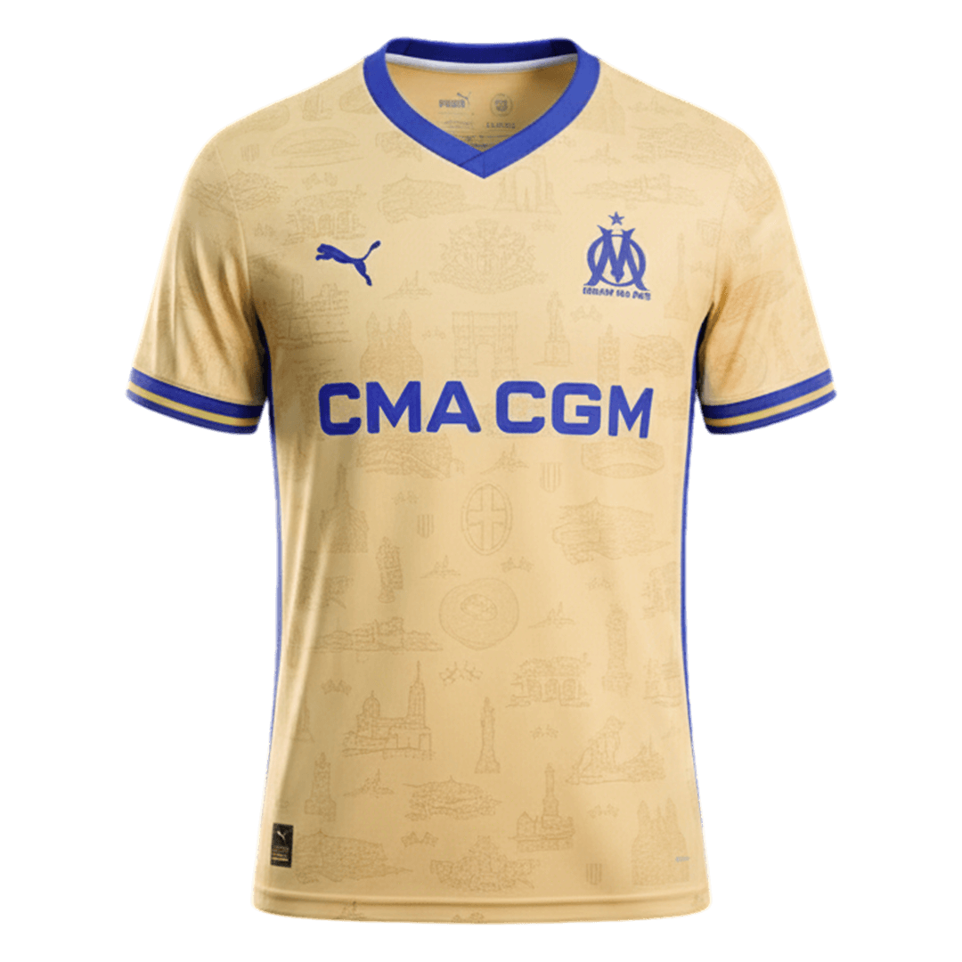 Marseille Fourth Away Soccer Fan Jersey 2025/26 - Pro Jersey Shop