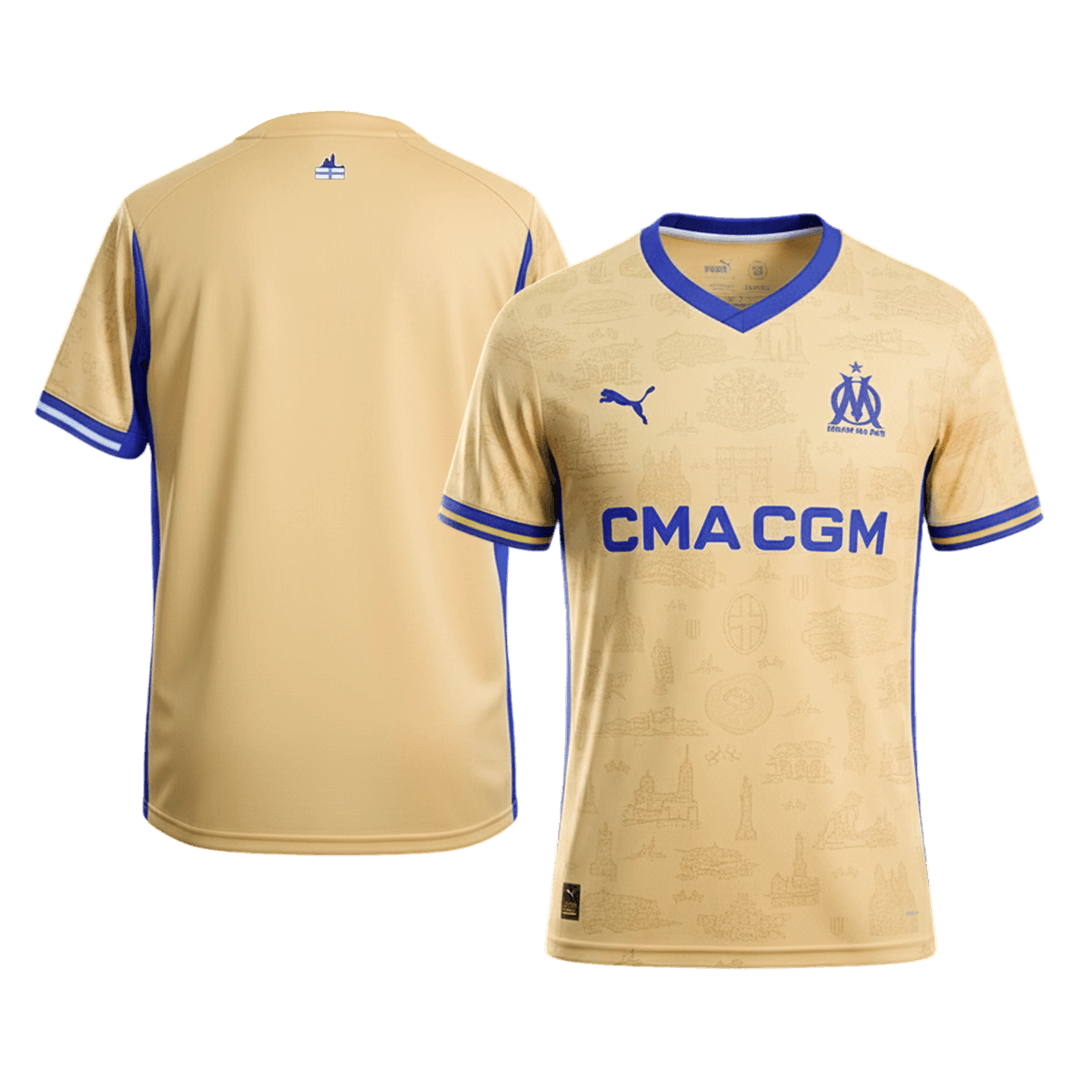 Marseille Fourth Away Soccer Fan Jersey 2025/26 - Pro Jersey Shop