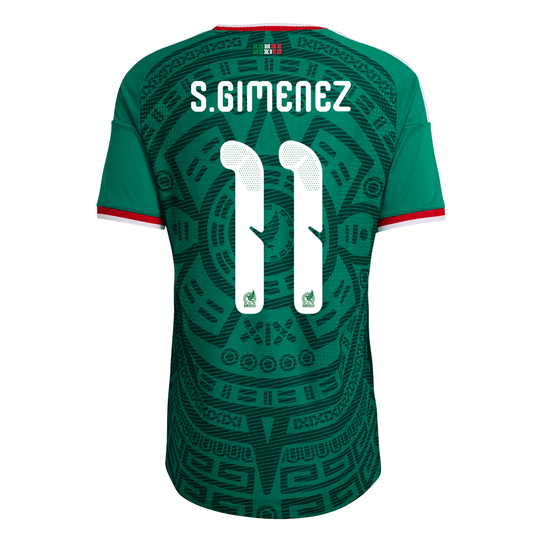 Mexico S.GIMENEZ #11 Home Soccer Match Jersey 2026 - Pro Jersey Shop