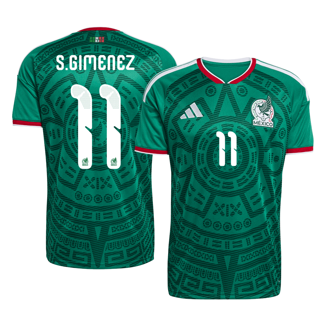 Mexico S.GIMENEZ #11 Home Soccer Fan Jersey 2026 - Pro Jersey Shop