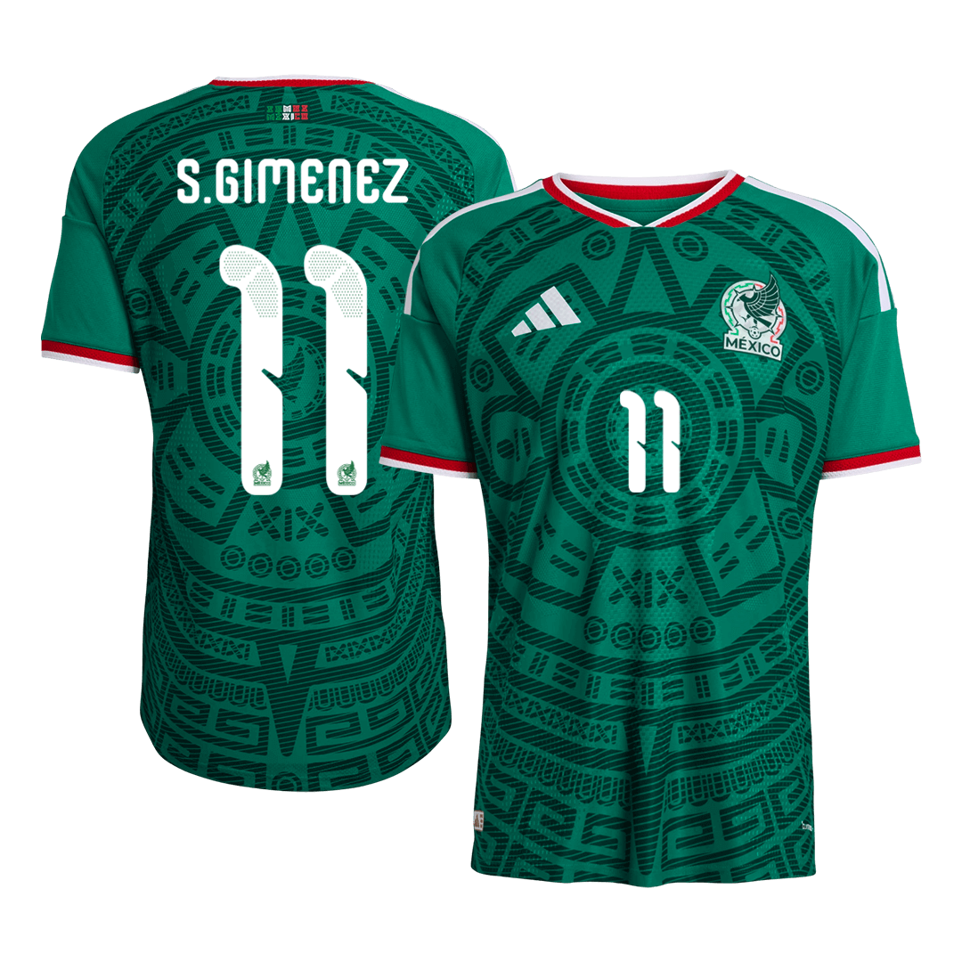 Mexico S.GIMENEZ #11 Home Soccer Match Jersey 2026 - Pro Jersey Shop