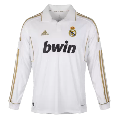 Retro 2011/12 Real Madrid Home Long Sleeves Soccer Jersey - Pro Jersey Shop