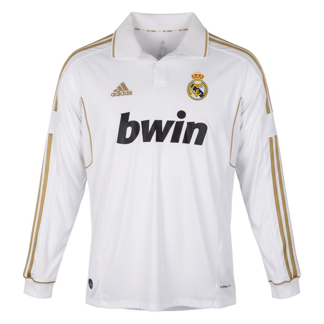 Retro 2011/12 Real Madrid Home Long Sleeves Soccer Jersey - Pro Jersey Shop