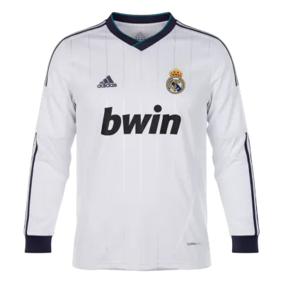 Retro 2012/13 Real Madrid Home Long Sleeves Soccer Jersey - Pro Jersey Shop