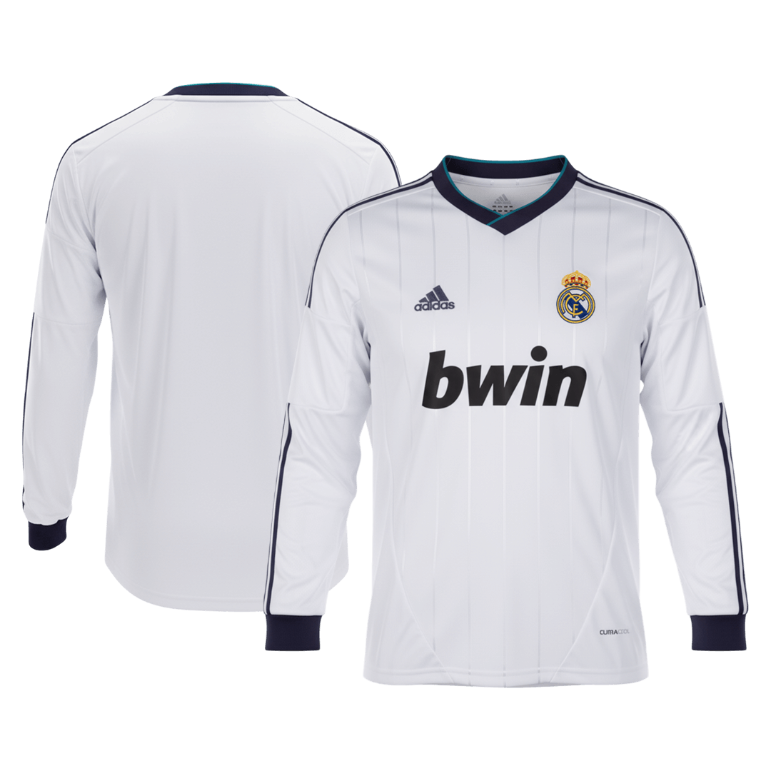 Retro 2012/13 Real Madrid Home Long Sleeves Soccer Jersey - Pro Jersey Shop