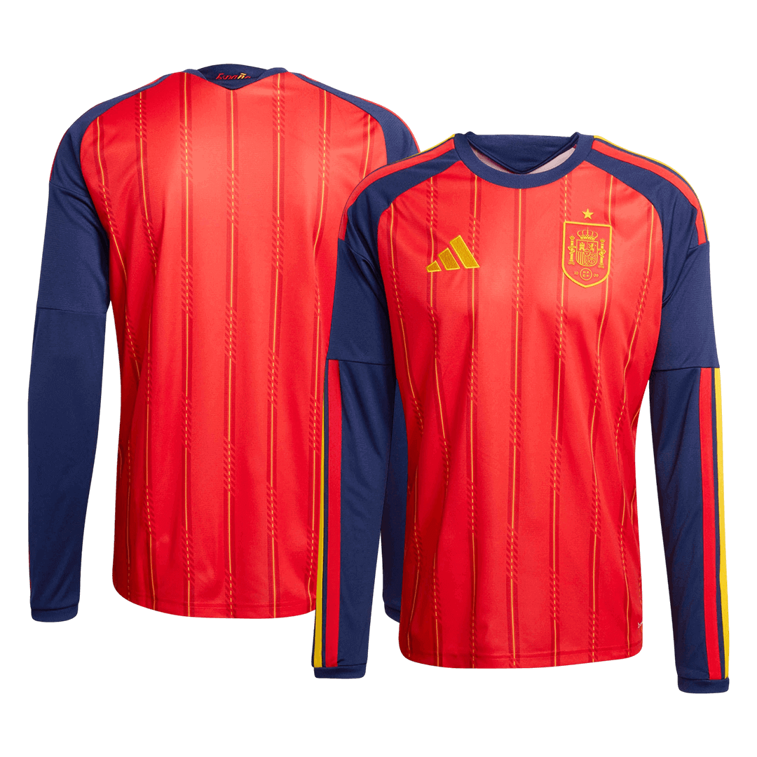 Spain Home Soccer Long Sleeves Fan Jersey World Cup 2026 - Pro Jersey Shop