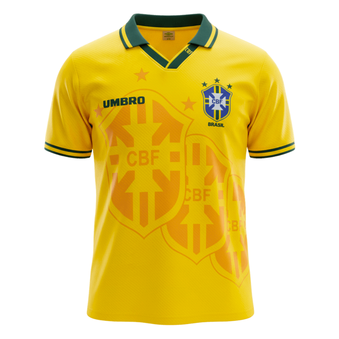 Retro 1994 Brazil Home Soccer Jersey - Pro Jersey Shop