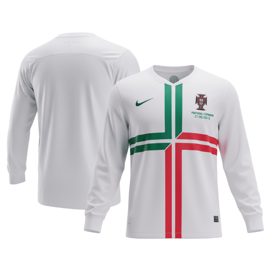 Retro 2012 Portugal Away Long Sleeves Soccer Jersey - Pro Jersey Shop
