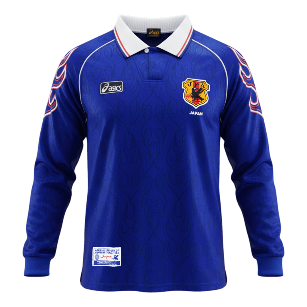 Retro 1998 World Cup Japan Home Long Sleeves Soccer Jersey - Pro Jersey Shop
