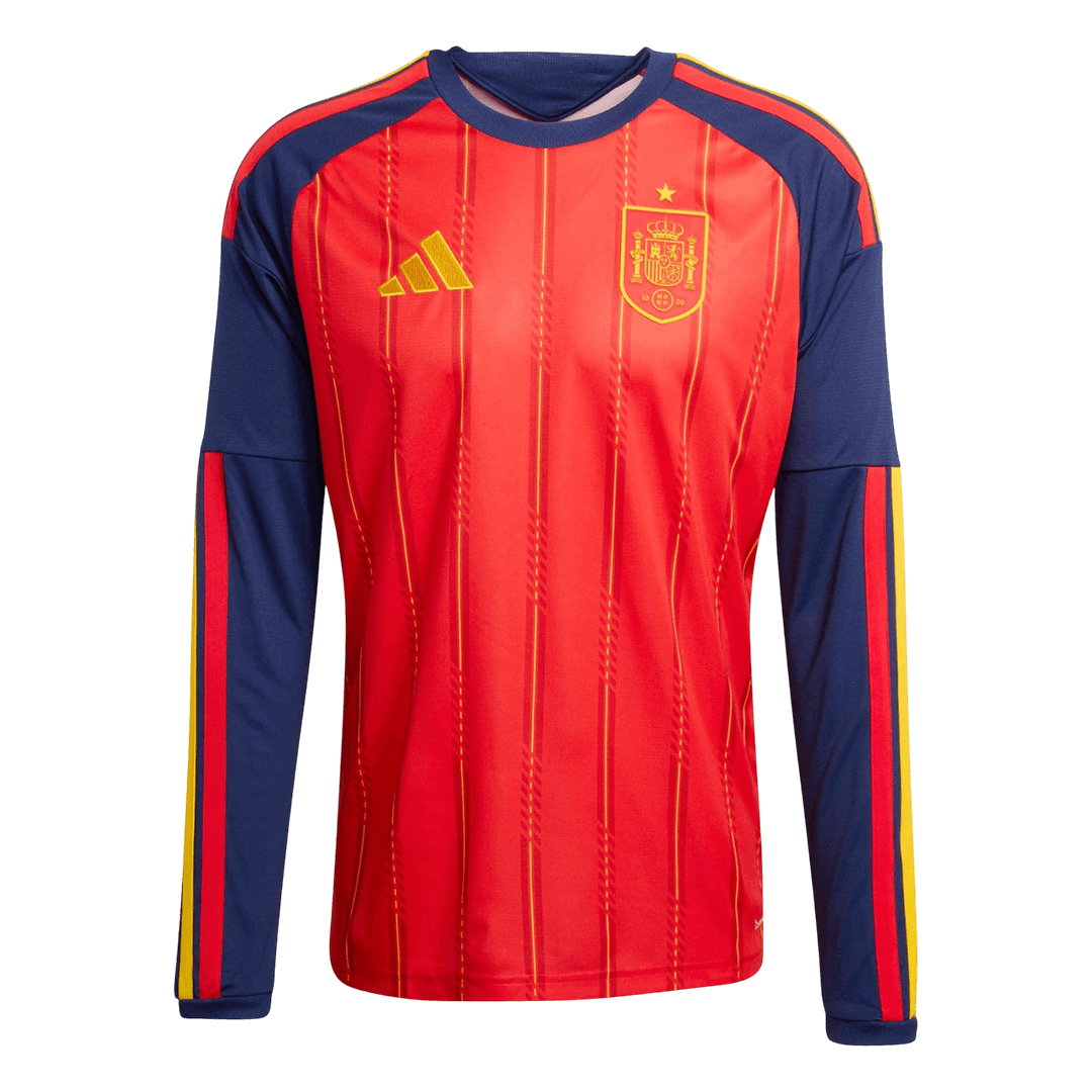 Spain Home Soccer Long Sleeves Fan Jersey World Cup 2026 - Pro Jersey Shop
