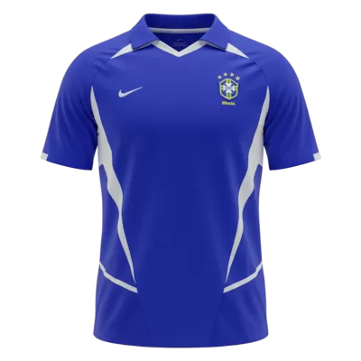 Retro 2002 Brazil Away Soccer Jersey - Pro Jersey Shop