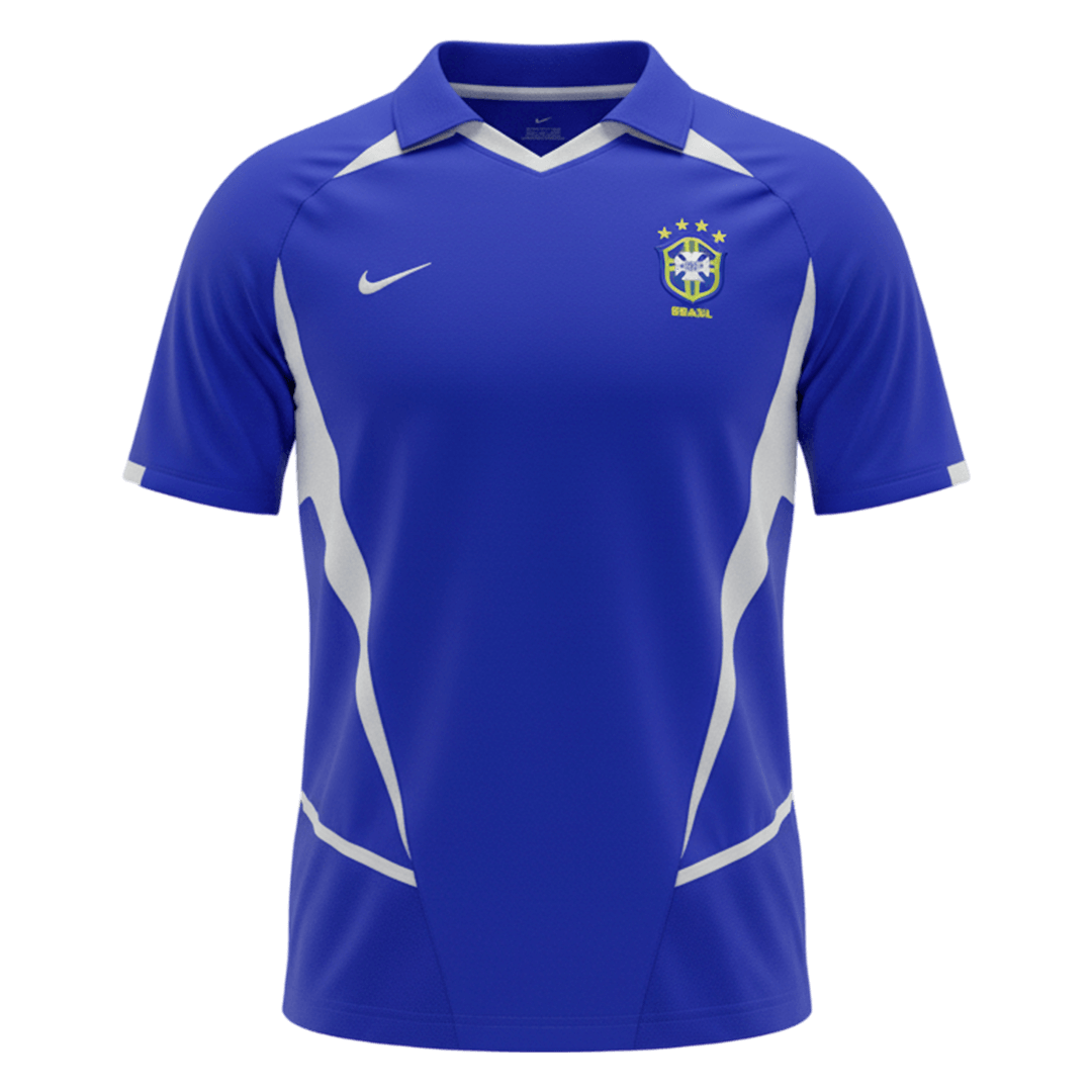 Retro 2002 Brazil Away Soccer Jersey - Pro Jersey Shop