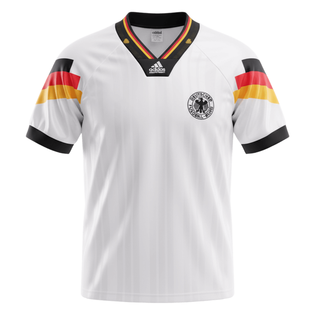 Retro 1992 Germany Home Soccer Jersey - Pro Jersey Shop