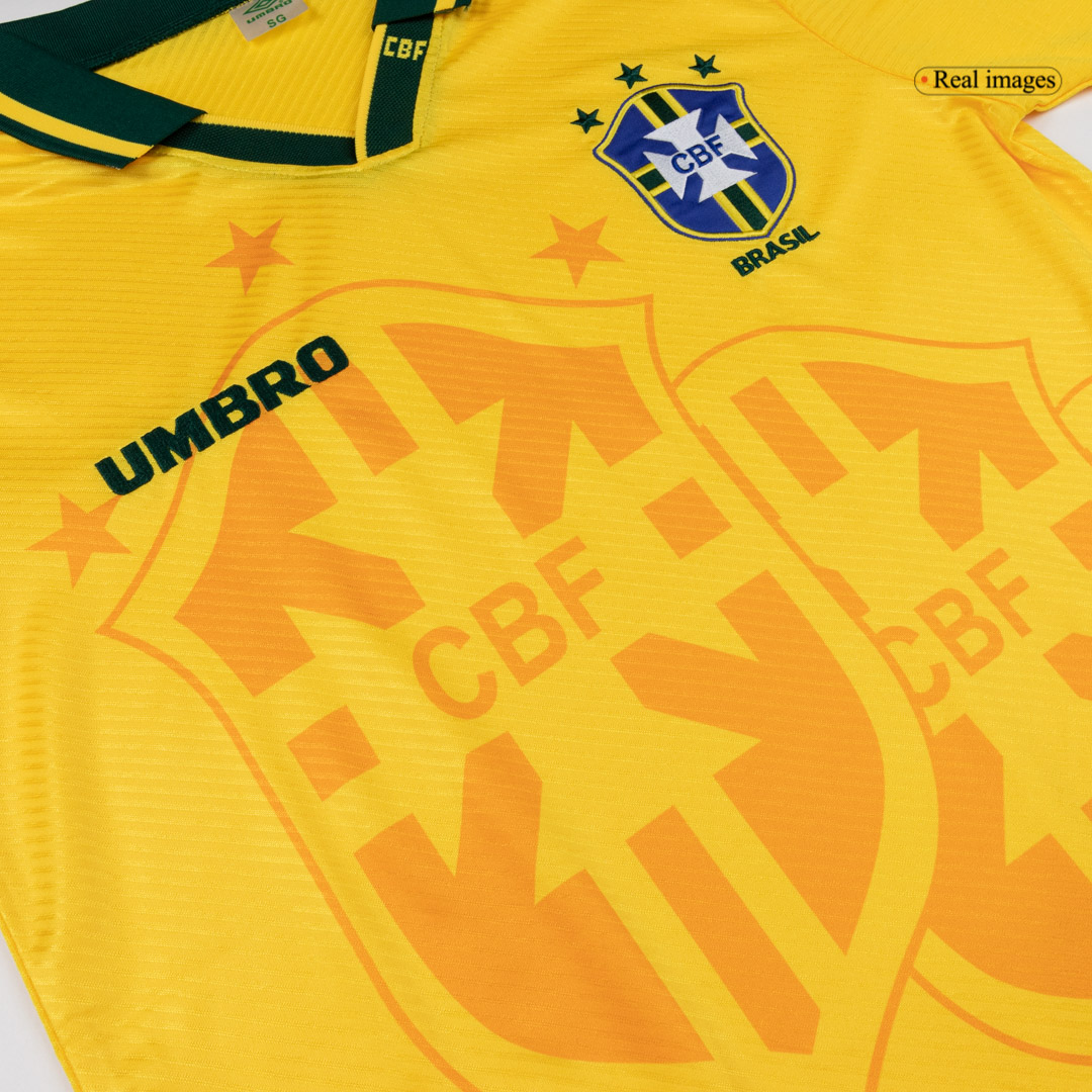 Retro 1994 Brazil Home Soccer Jersey - Pro Jersey Shop