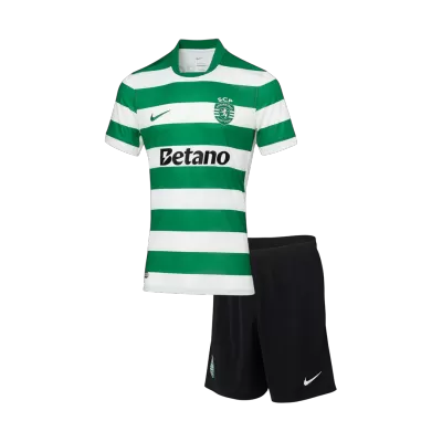 Kids Sporting CP Home Soccer Jersey Kit 2025/26 - Pro Jersey Shop